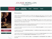 Tablet Screenshot of jousse-morillon.fr